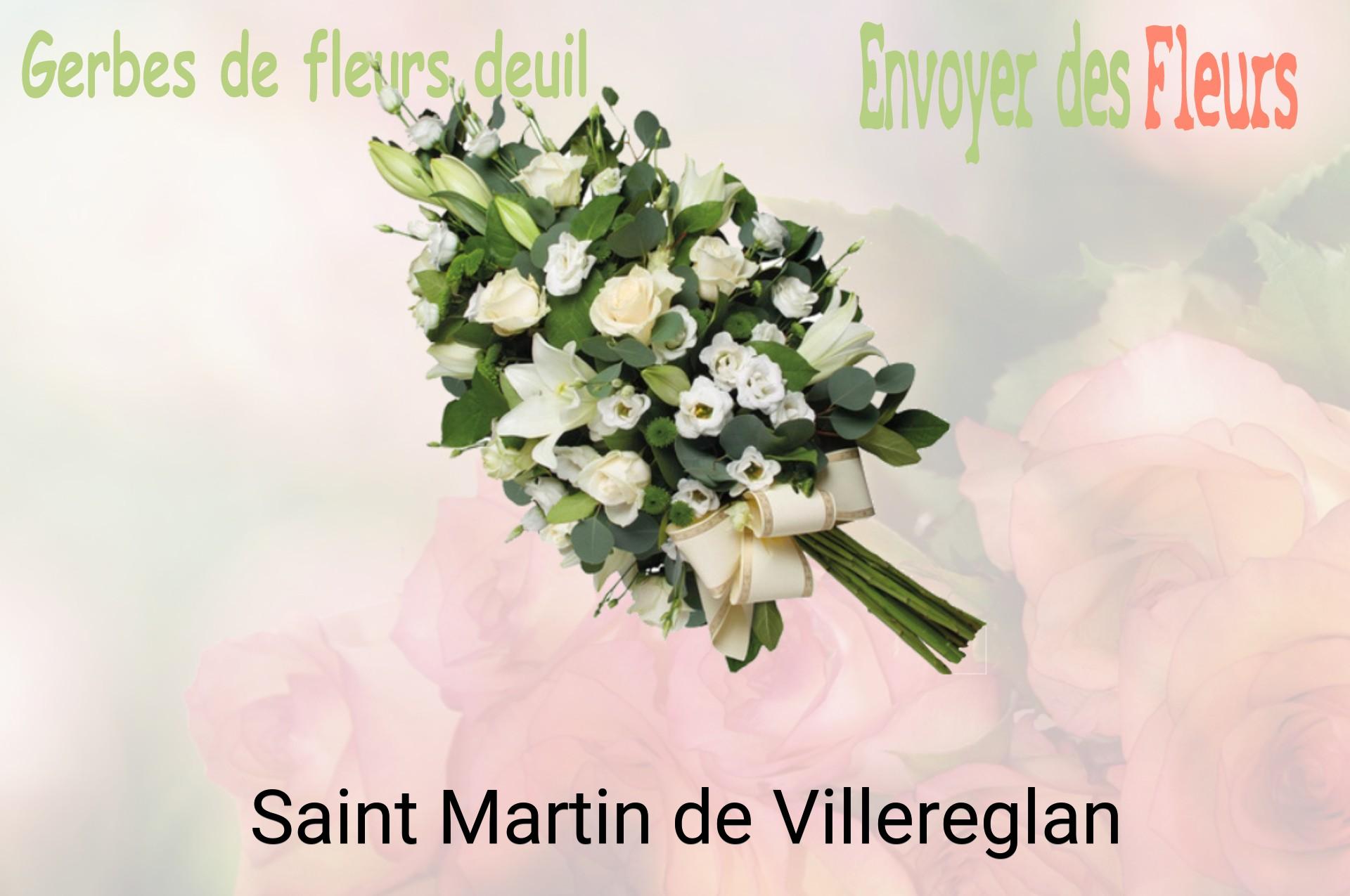Gerbe de fleurs de deuil livrée à Saint-Martin-de-Villereglan